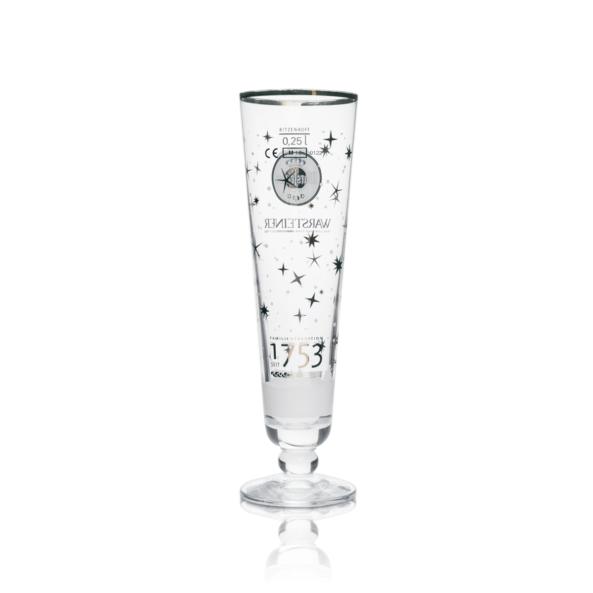 6 bicchieri da birra Warsteiner Tulipano Tradizione familiare 1753 200 ml – Vista 3