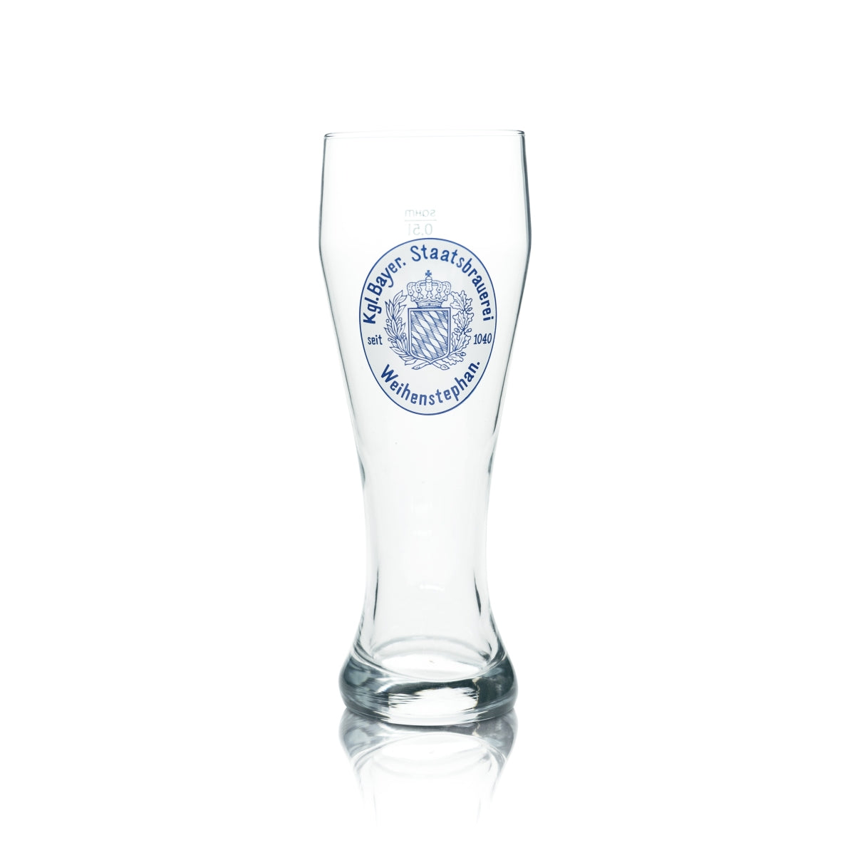 6 bicchieri da birra Weihenstephan Bicchieri da birra 0,5 l Bicchiere da birra bianca Blu/Bianco Sahm – Vista 2