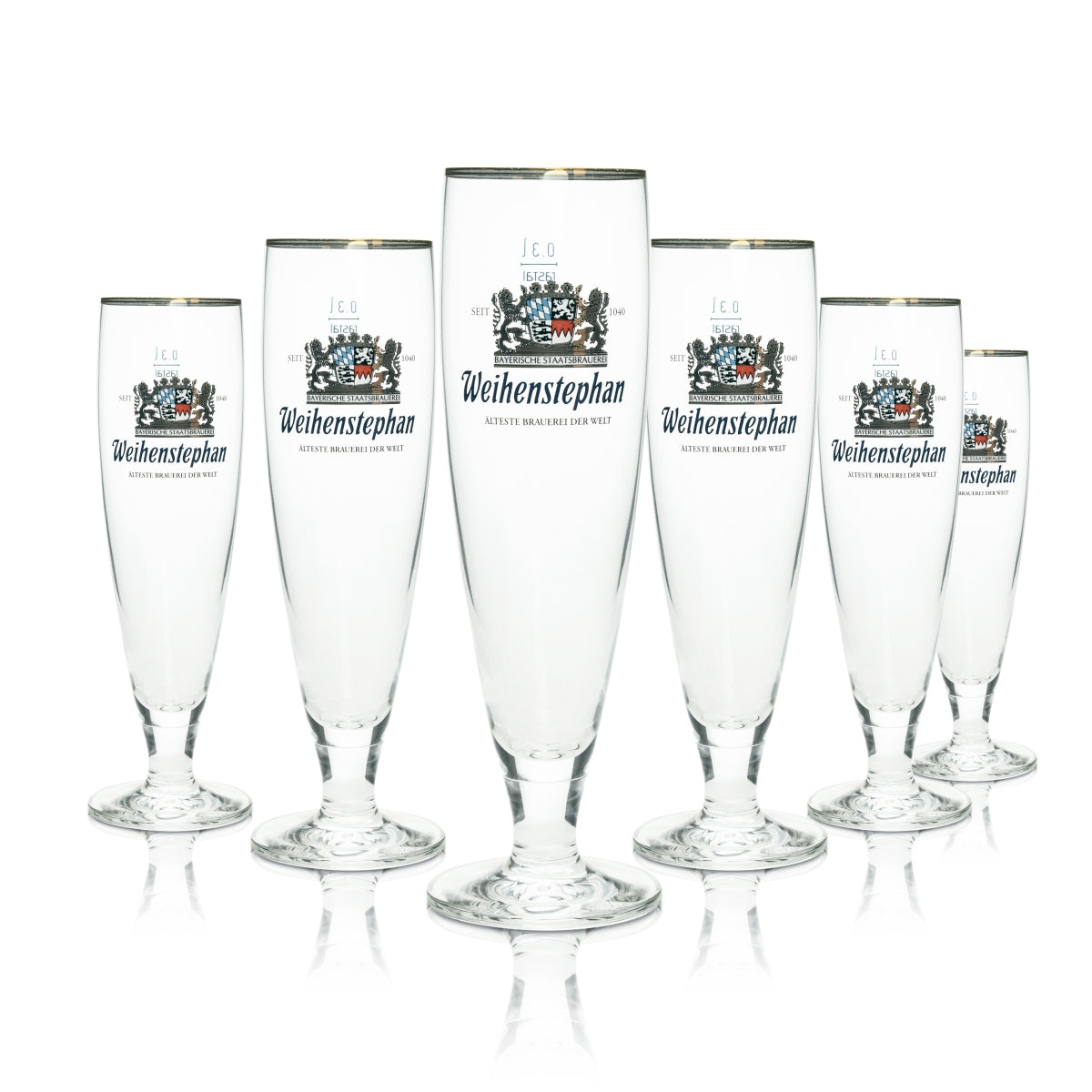 6 bicchieri da birra Weihenstephan Pegasus 0,3 l rastal