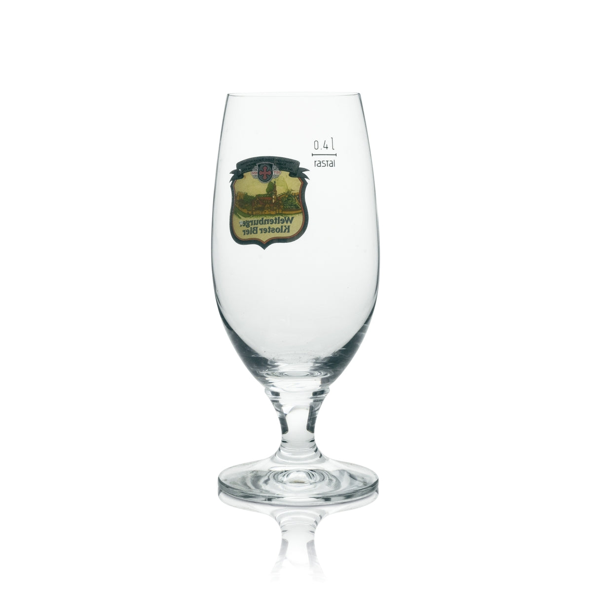 6 bicchieri da birra Weltenburger Kloster Bier 0,4 l con logo grande Rastal – Vista 3