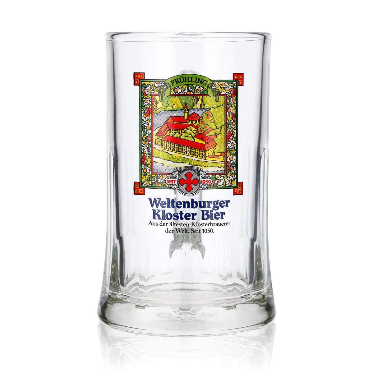 6 bicchieri da birra Seidel del monastero di Weltenburg 0,4 l boccale primavera Sahm Salisburgo – Vista 2