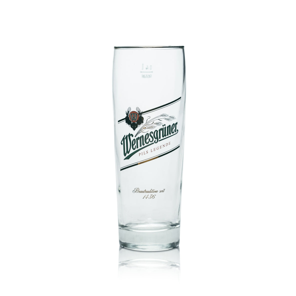 6 bicchieri Wernesgrüner da 0,4 l, bicchieri da birra Pilsener, birrificio, gastronomia, calibrati – Vista 2