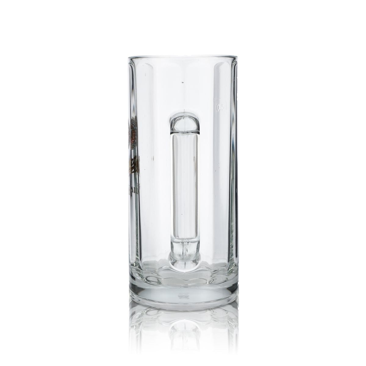 6 bicchieri da birra Wittinger da 0,5 l Bicchieri con rilievo Logo birra blu Seidel – Vista 4