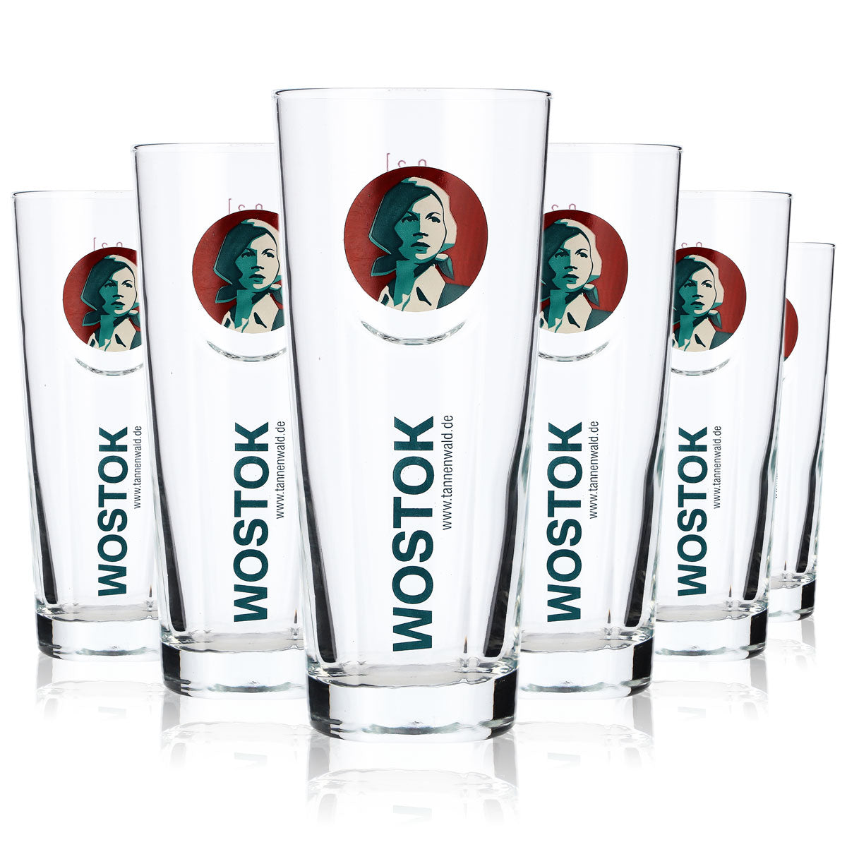 6x bicchieri da limonata Wostok Softdrink Limoglas 0,2 l bicchiere da long drink Rastal – Vista 6