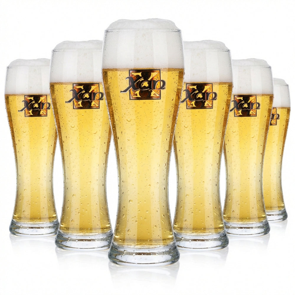 6 bicchieri da birra Xan da 0,3 l Bicchieri da birra Bicchiere da birra bianca Alta Baviera Rastal