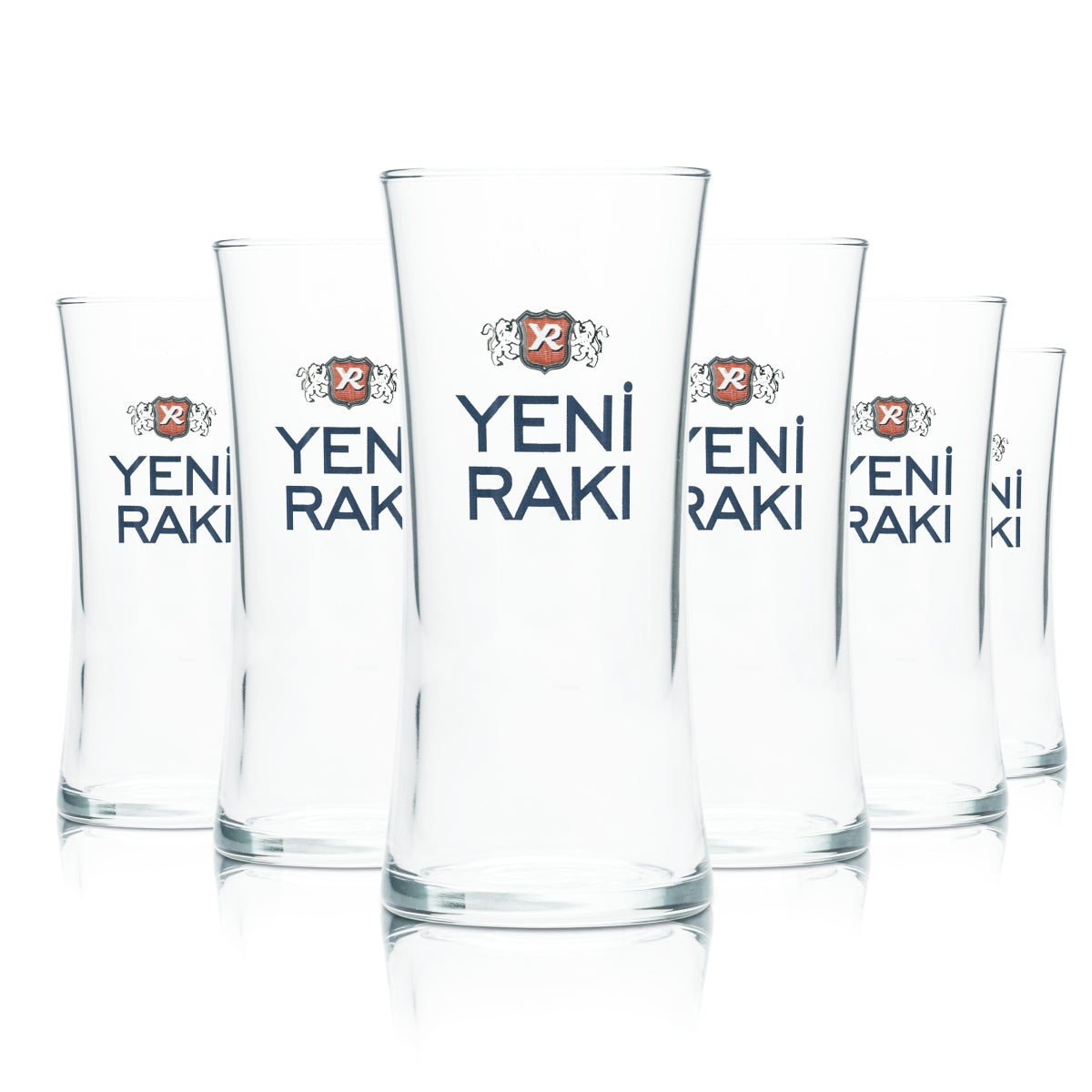 6 bicchieri Yeni Raki 0,2 l bicchieri da liquore bicchieri da long drink anice Turchia Anatolia Türkiy