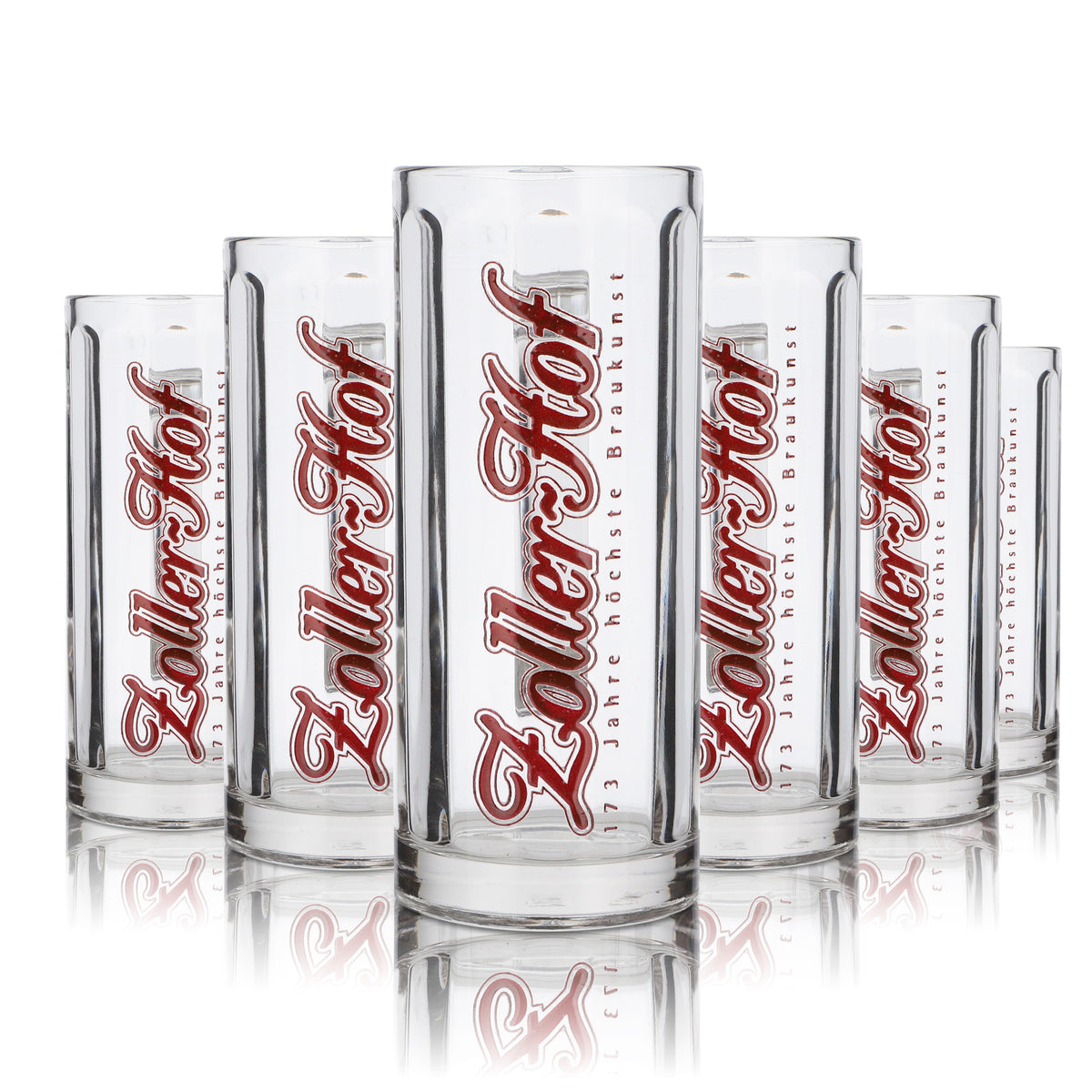 6x Zoller Hof Bicchiere da birra 0,3 l Humpen Deutschherren Seidel Set di bicchieri Birrificio – Vista 7