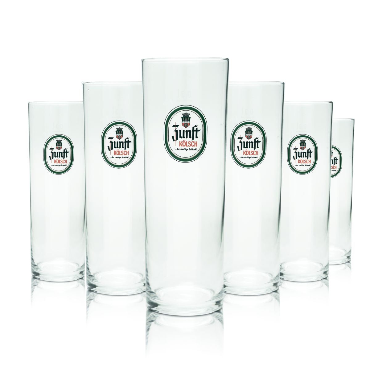 6 bicchieri da birra Zunft 0,3 l Kölsch Stange Set bicchieri da birra Altbiergläser Braurei Köln