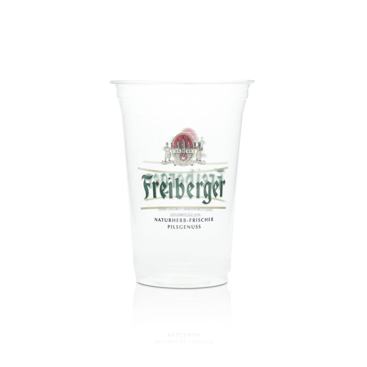 70 bicchieri riutilizzabili per birra Freiberger Bicchieri in plastica biologica trasparenti 400 ml nuovi – Vista 2