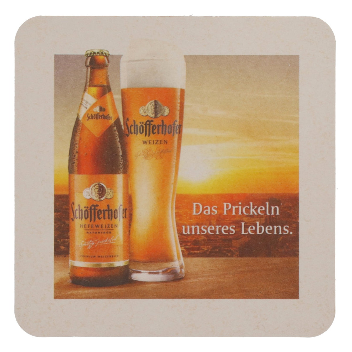 70 sottobicchieri Schöfferhofer con la scritta "Das Prickeln unseres Lebens" – Vista 4