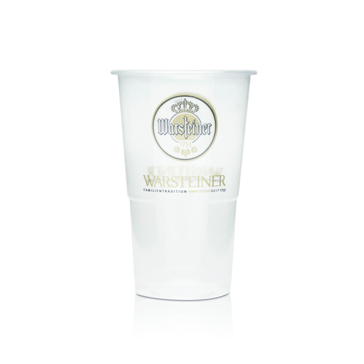 74x Bicchiere da birra Warsteiner 0,3 l, bicchiere monouso con logo vecchio nuovo – Vista 2