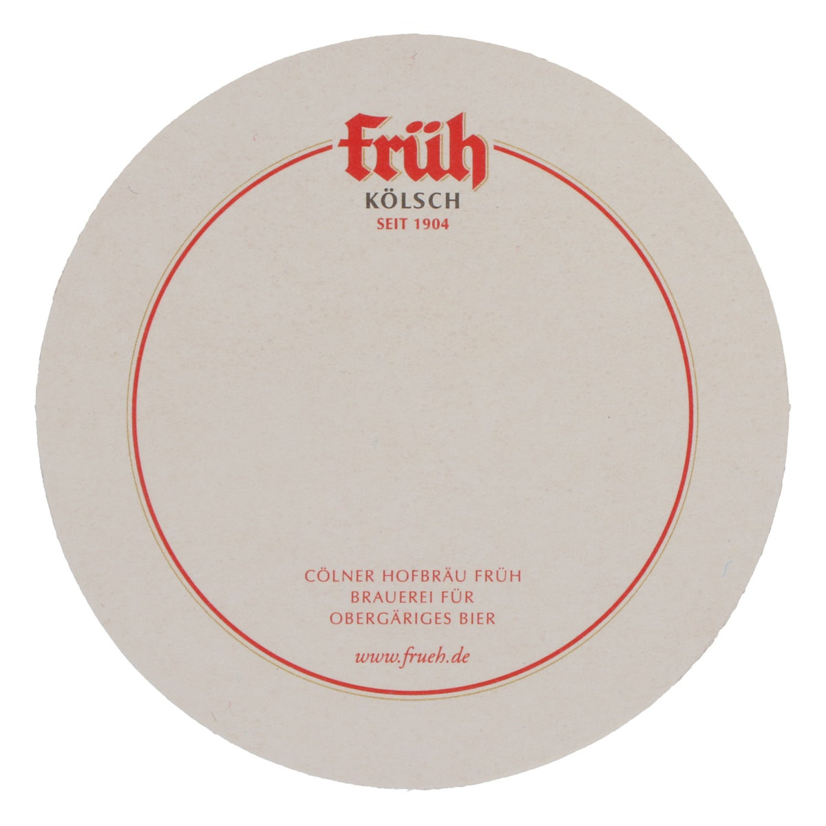 75 sottobicchieri Früh Kölsch Diametro 10,6 cm Logo con bordo dorato – Vista 4