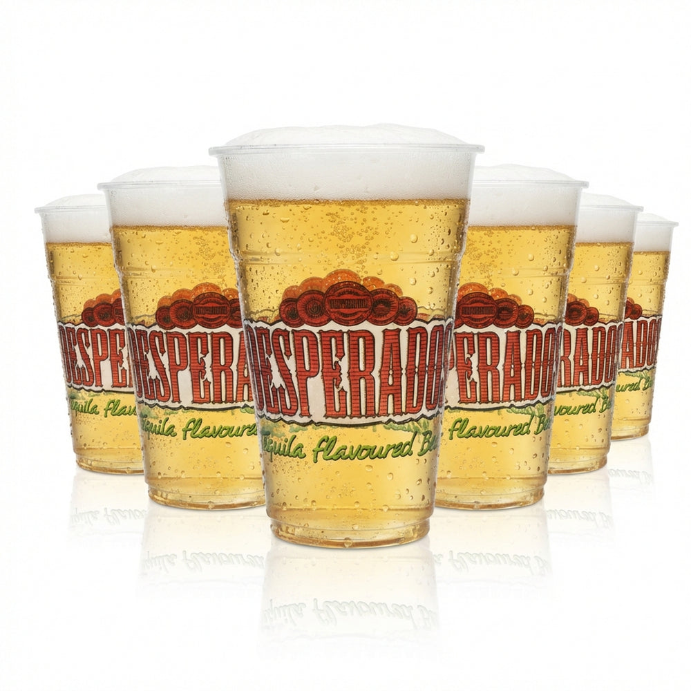 80 bicchieri da birra Desperados 0,4 l usa e getta