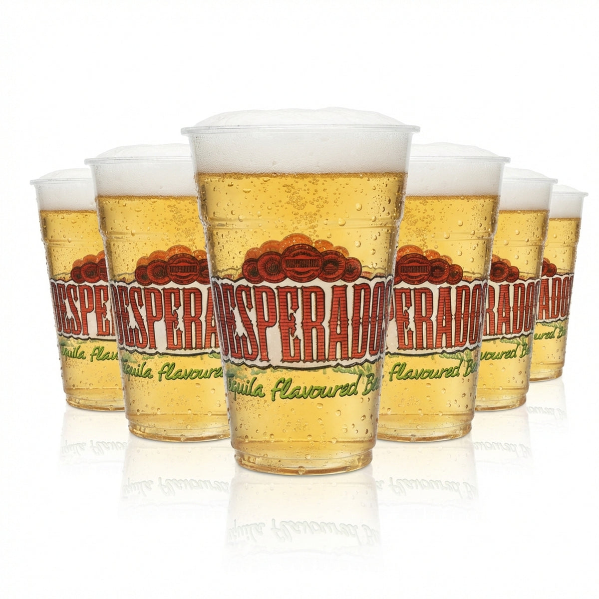 80 bicchieri da birra Desperados 0,4 l usa e getta