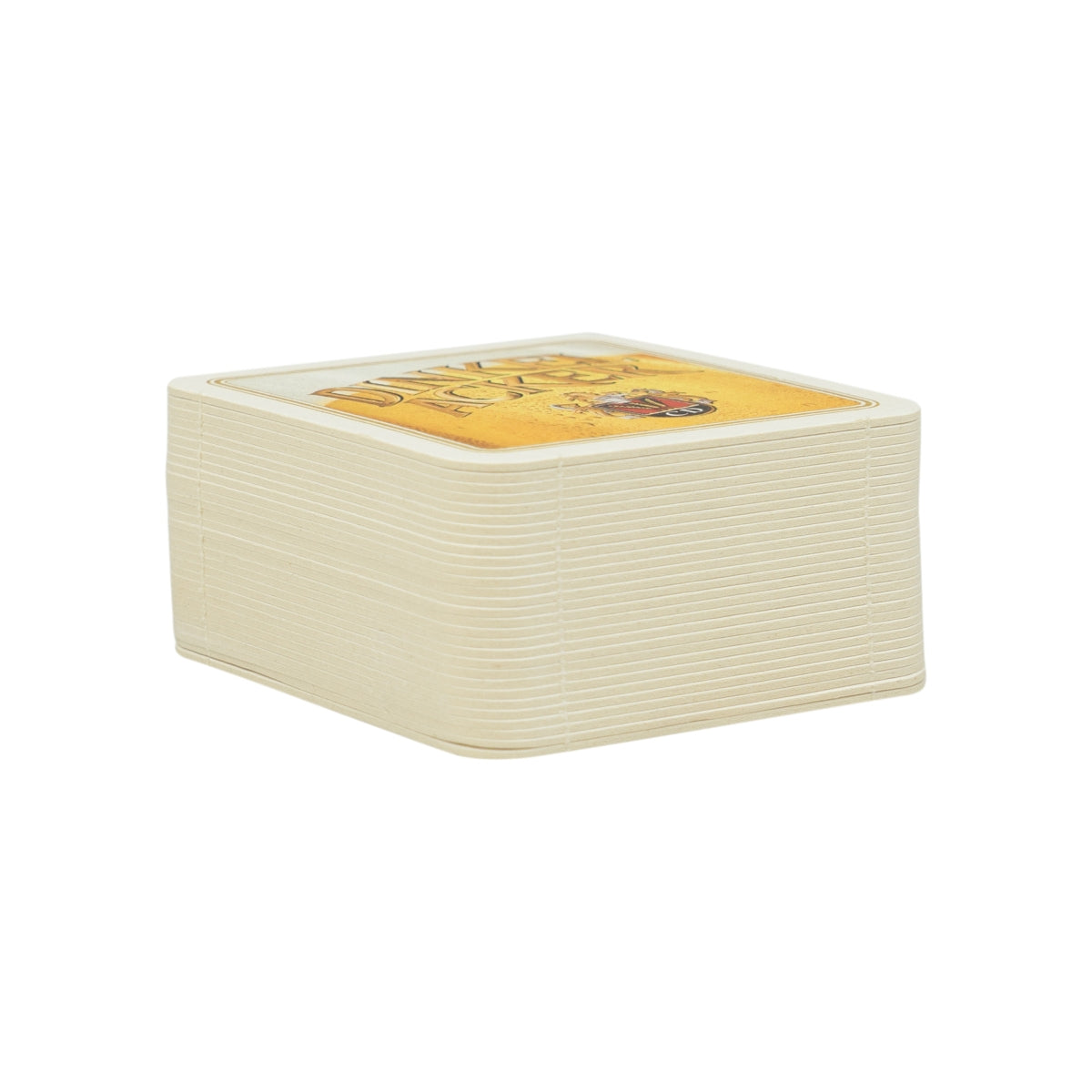 80x sottobicchieri in legno di farro 10x10 cm dorati per birra, bar, ristoranti – Vista 3