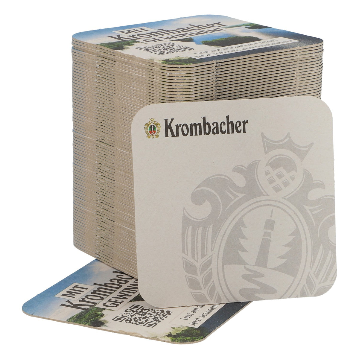 80x sottobicchieri Krombache 9x9 cm Accessori per bar e ristoranti Protezione antigoccia – Vista 3
