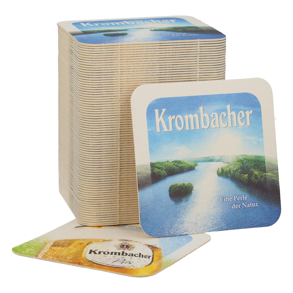 80 sottobicchieri Krombacher per birra, bicchiere grande da Pils: una perla della natura