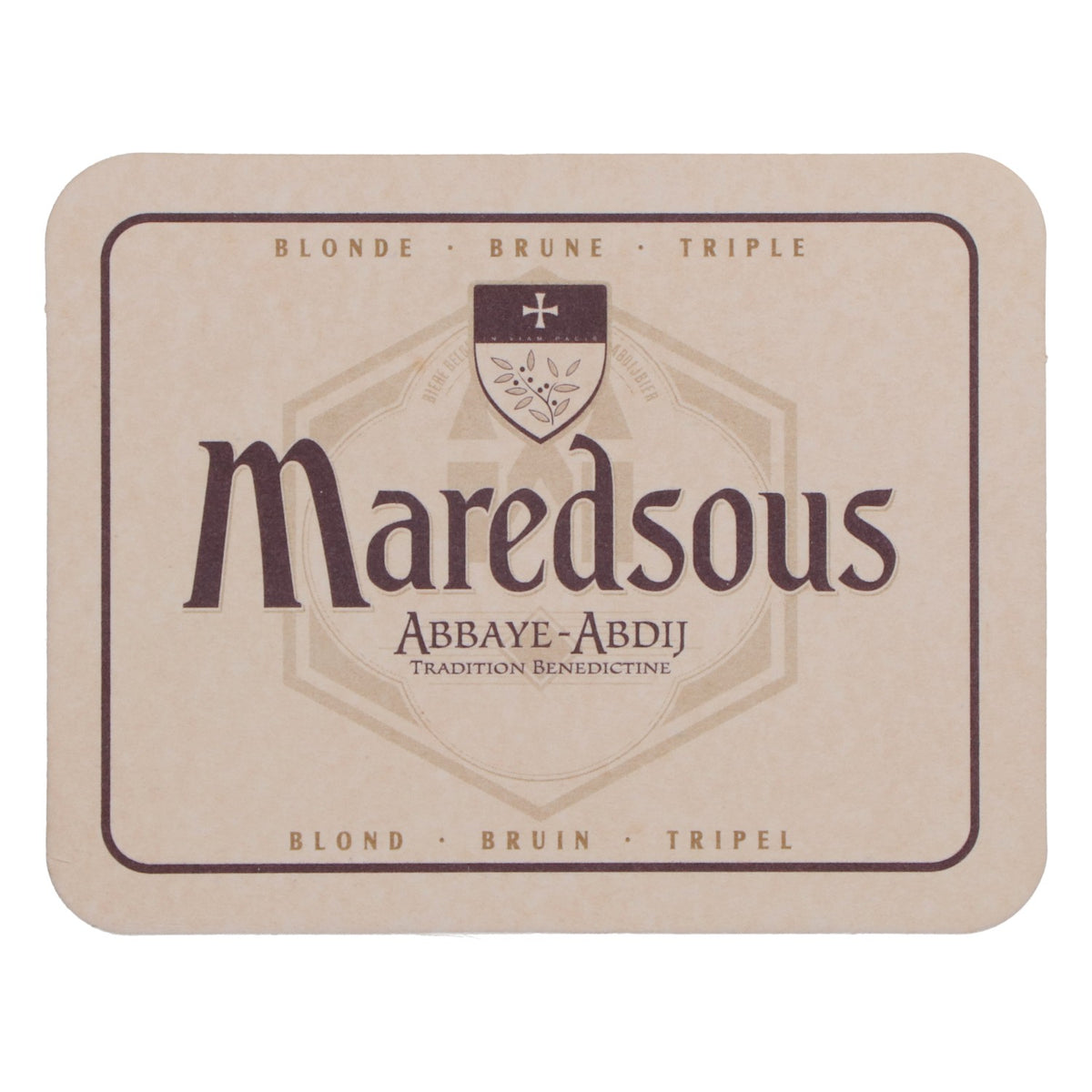 80x Maredsous Birra Sottobicchieri Sottobicchieri in vetro Accessori da bar 11,5x9 cm – Vista 3