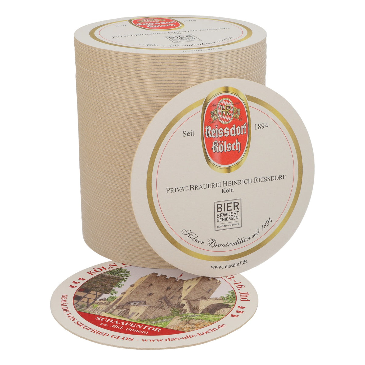 80x sottobicchieri Reissdorf "Colonia nel Medioevo" Schaafentor