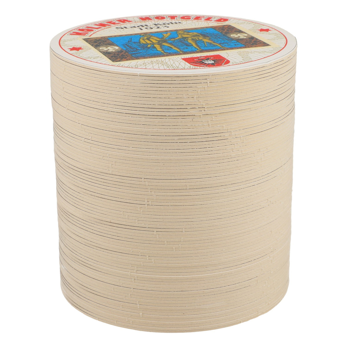 80x sottobicchieri Reissdorf Bier "Kölner Notgeld" 50 Pfennig V3 – Vista 2