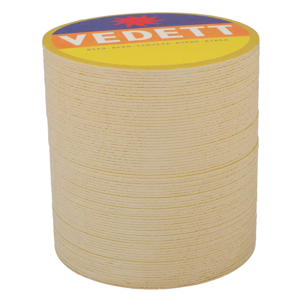 80x sottobicchieri Vedett Birra Sottobicchieri Sottobicchieri in vetro Blu/ arancione/ giallo – Vista 4
