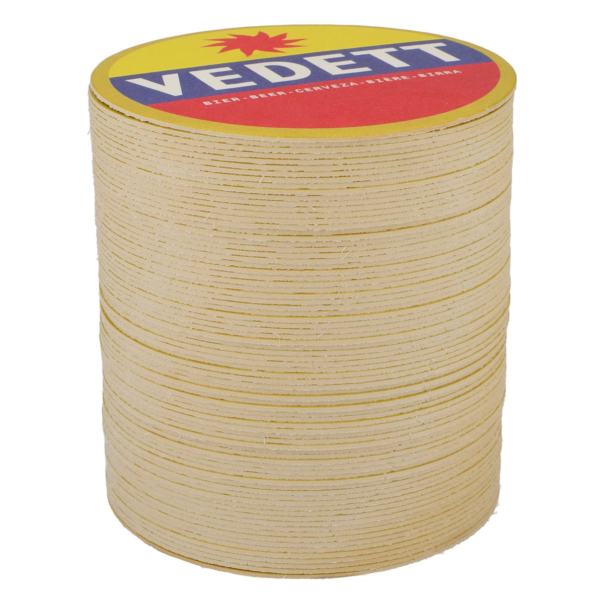 80x sottobicchieri Vedett Birra Sottobicchieri Sottobicchieri in vetro Denaro/ blu/ rosso – Vista 2