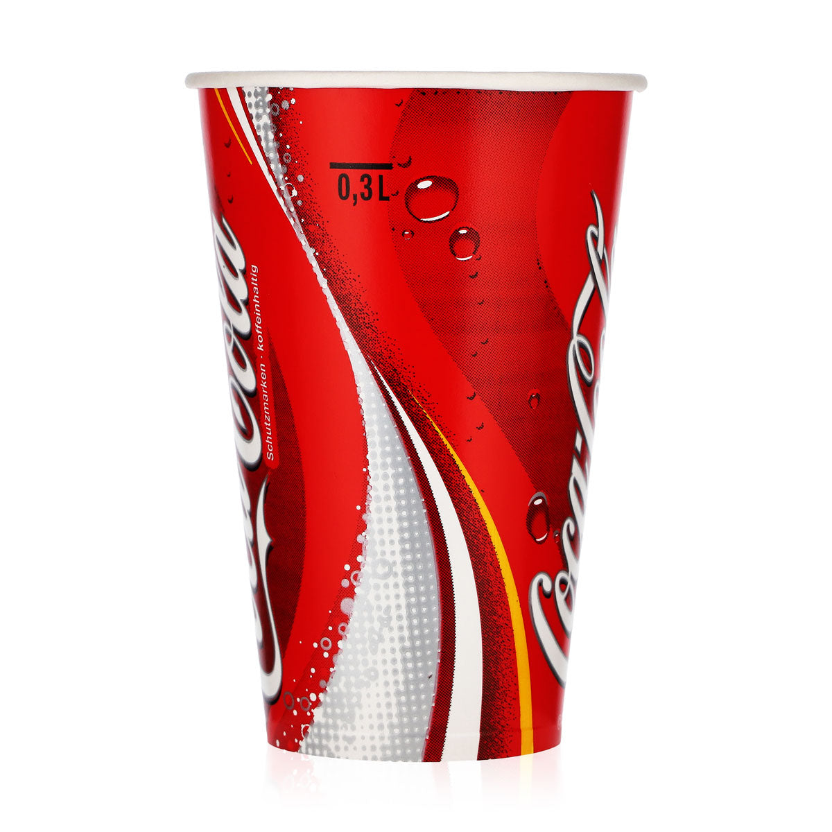 85 bicchieri di carta monouso Coca-Cola da 0,3 l (set da 85 pezzi) – Vista 4