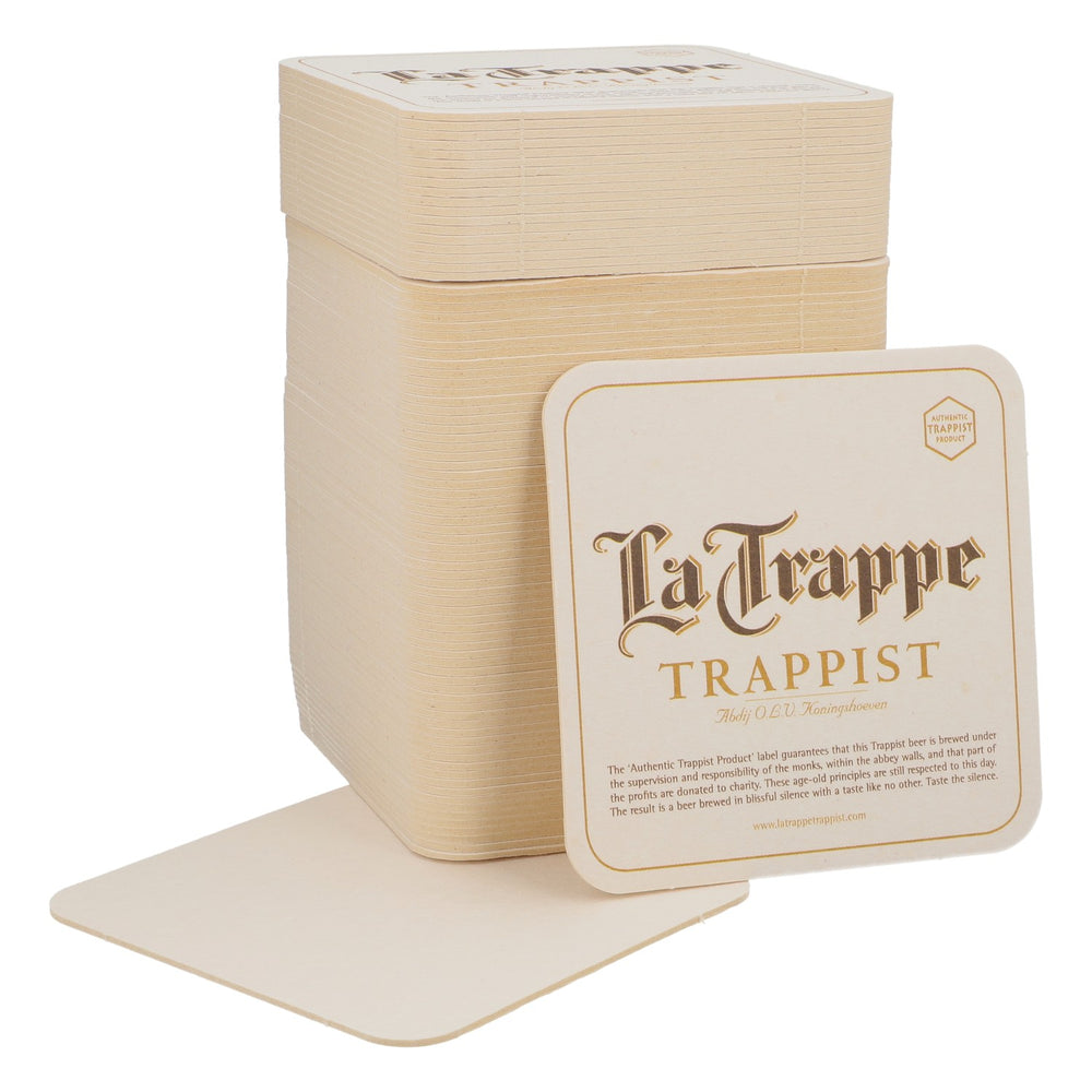85x La Trappe Birra Sottobicchieri Sottobicchieri in vetro Coperchi 9x9 cm