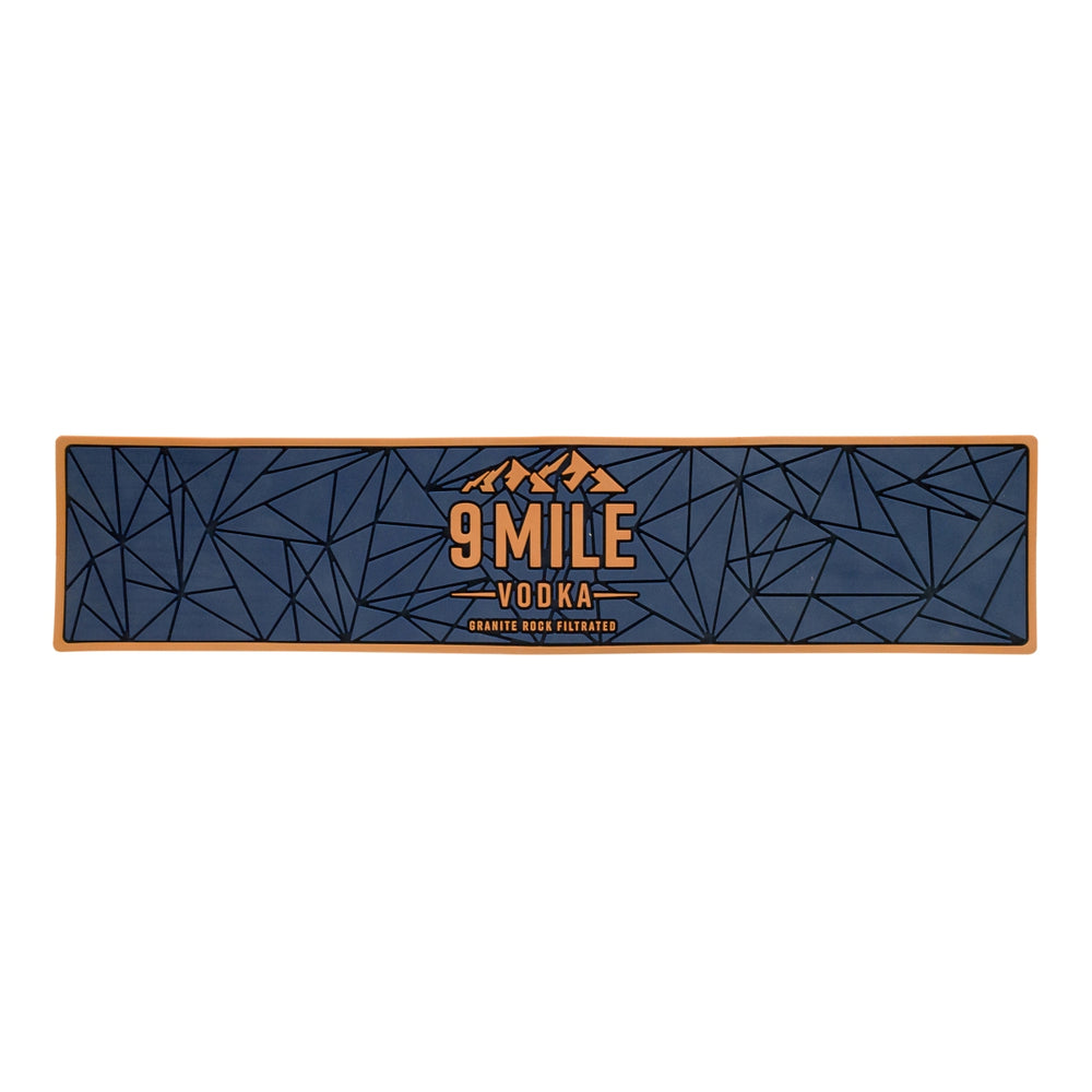9 Mile Tappetino per bar 58x13 cm Scolapiatti Runner Gastro Bicchieri Barista Banco