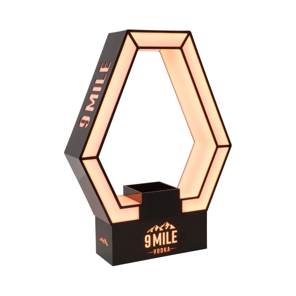 9 Mile Glorifier Espositore esclusivo per bottiglie LED Luminated – Vista 3