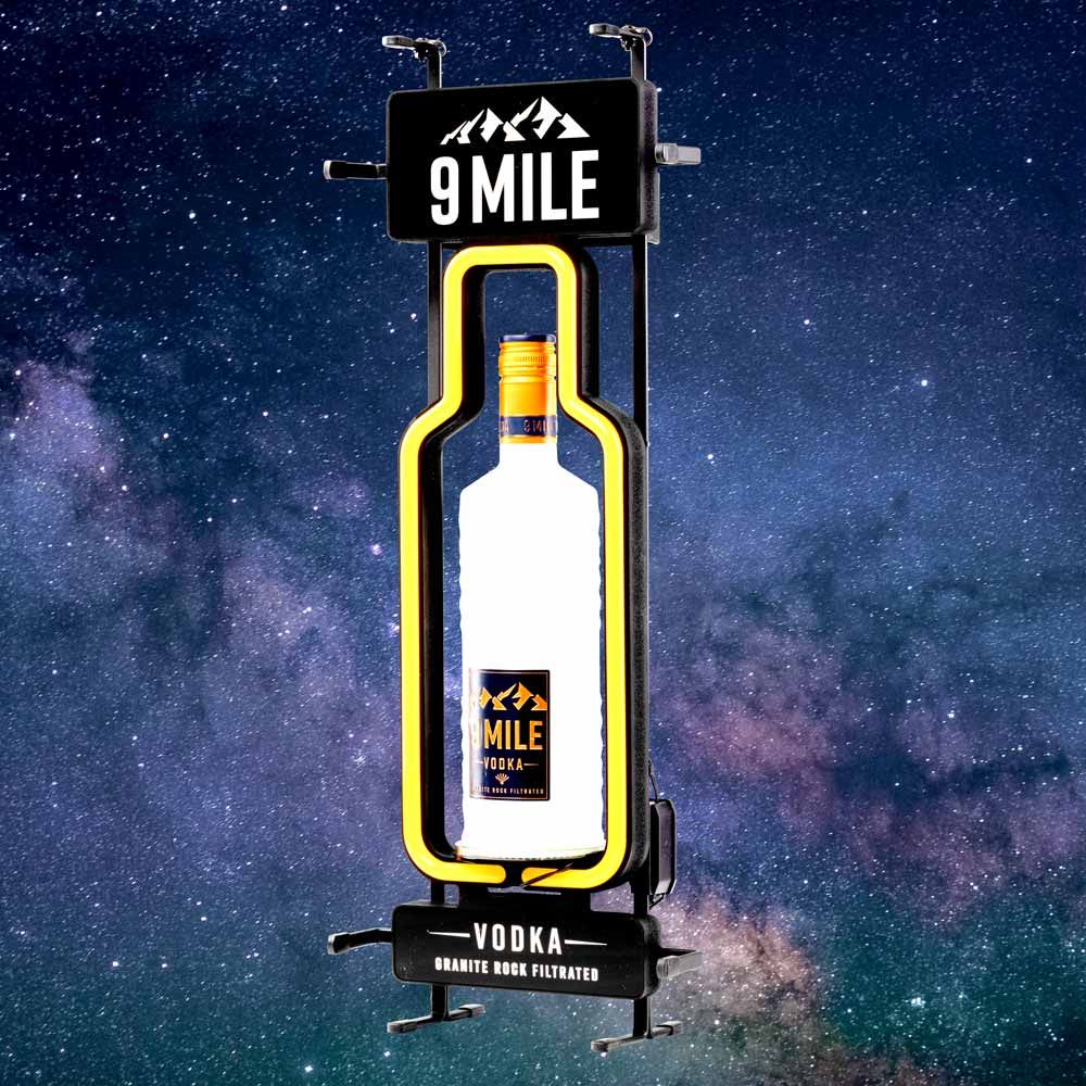 9 Mile Glorifier LED Bottleglorifier Espositore per bottiglie Decorazione Bar Show