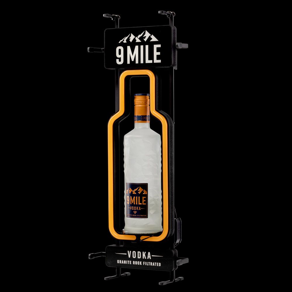 9 Mile Glorifier LED Bottleglorifier Espositore per bottiglie Decorazione Bar Show – Vista 3
