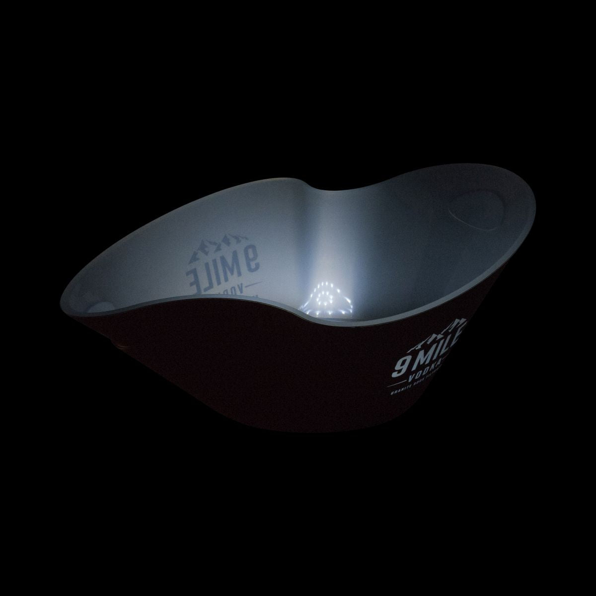9 Mile Kühler Wave Magnum LED Raffredda bottiglie Raffredda bevande Contenitore per cubetti di ghiaccio – Vista 4