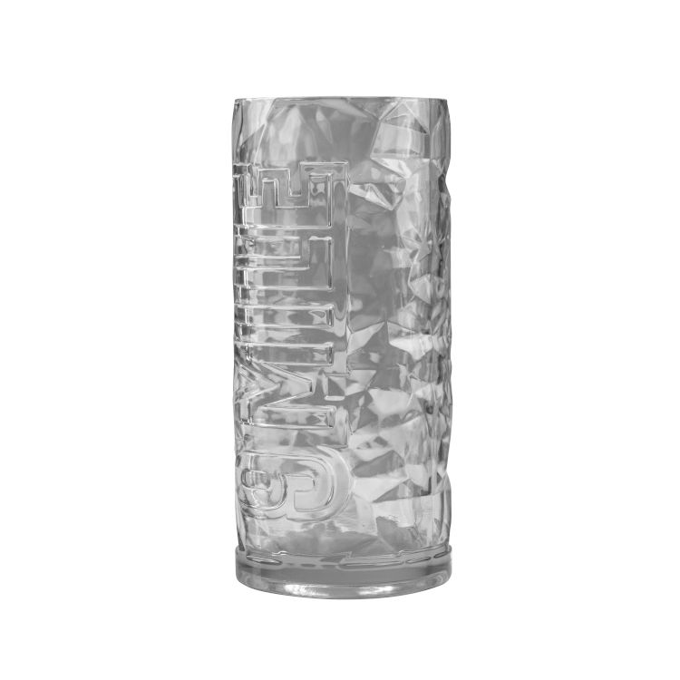 9 Mile Vodka Bicchiere in plastica 0,3 l Longdrink Highball Contorno Bicchieri in acrilico Rilievo