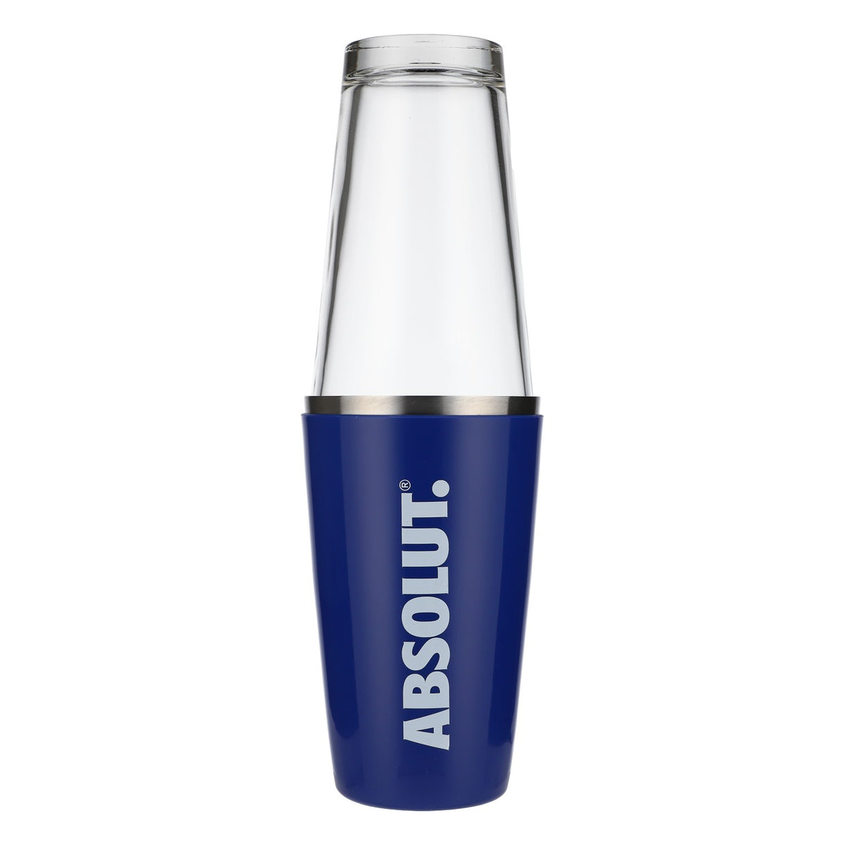 Absolut Vodka Shaker in acciaio inossidabile Boston Shaker in acciaio inossidabile Accessori da bar blu 2 pezzi