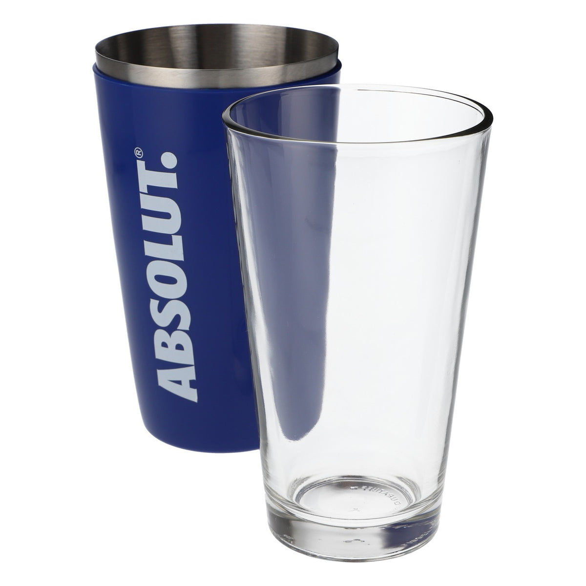 Absolut Vodka Shaker in acciaio inossidabile Boston Shaker in acciaio inossidabile Accessori da bar blu 2 pezzi – Vista 4