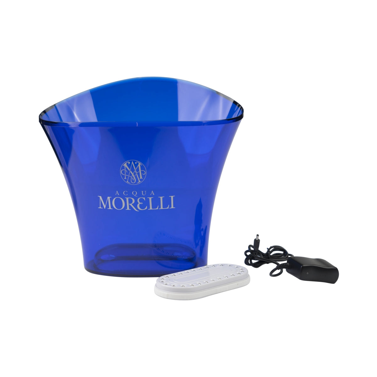 Acqua Morelli Raffreddatore per acqua LED Secchiello Bottiglia Blu Contenitore per cubetti di ghiaccio Bevanda – Vista 3