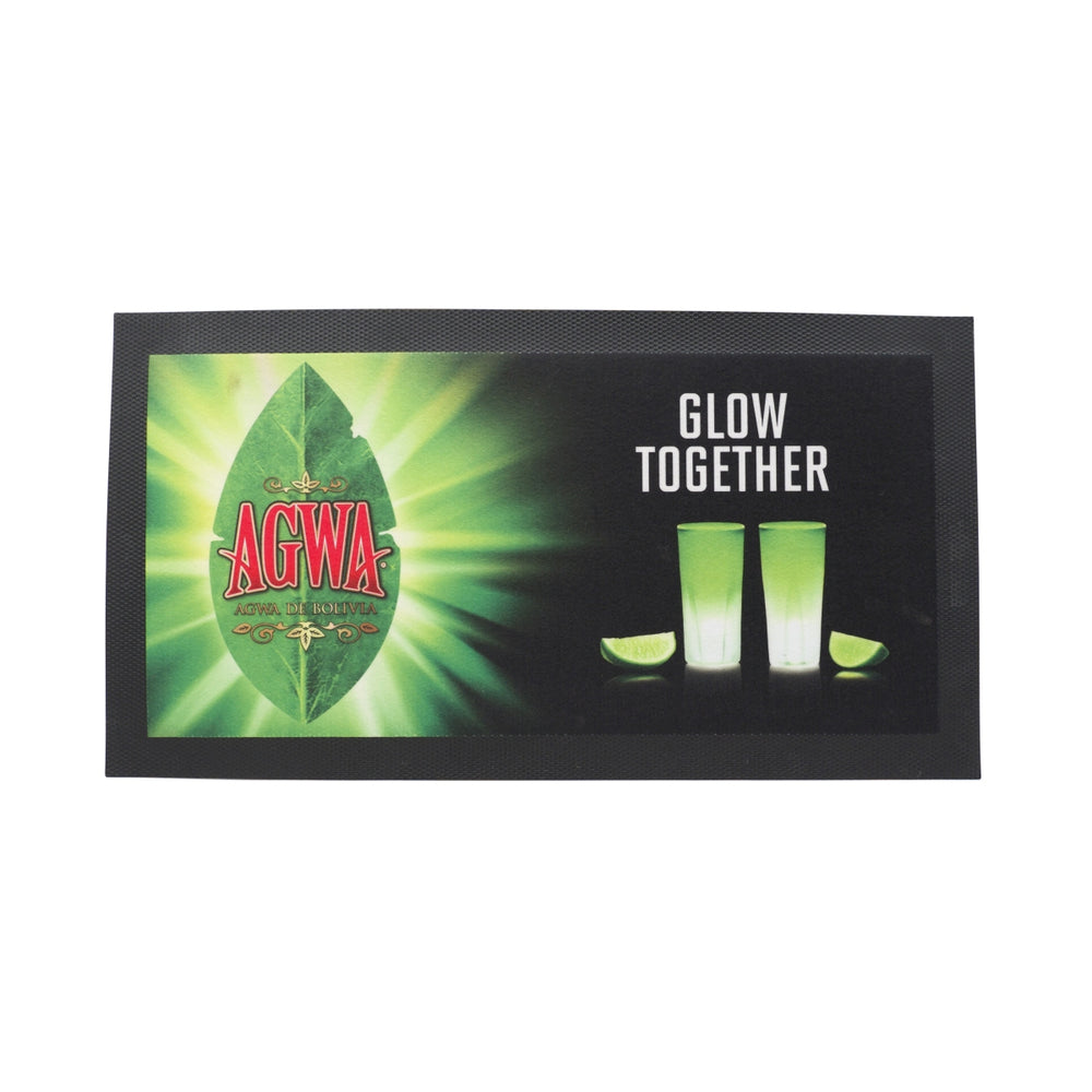 Agwa de Bolivia Tappetino da bar 43x23 cm Glow Together Tappetino sgocciolatoio in gomma