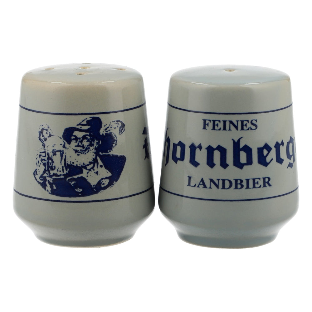 Set di spargisale e spargipepe "Ahornberger Bier" in ceramica rustica, decorazione in stile rurale, regalo