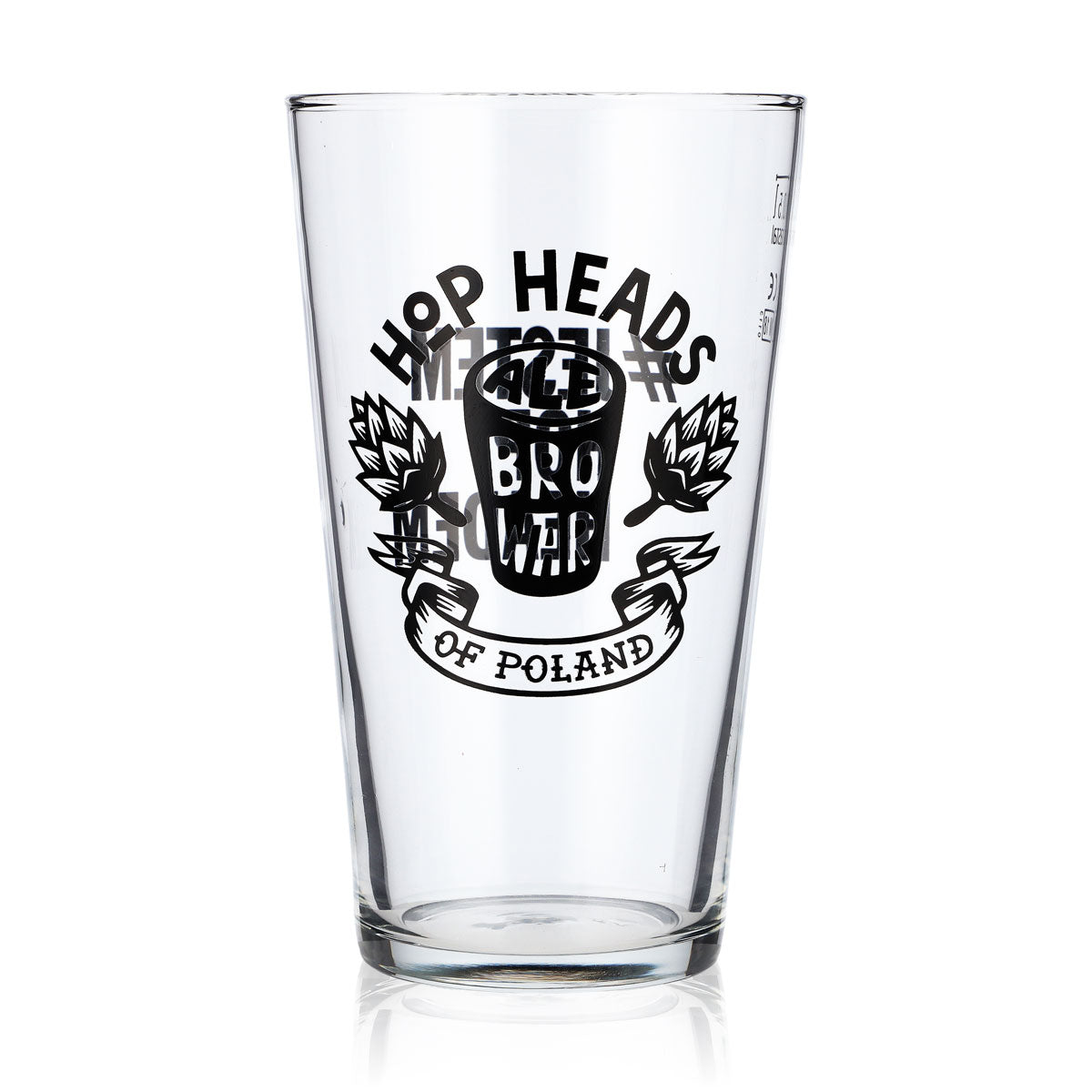 Bicchiere da birra AleBrowar 0,5 l Willi Bicchieri da birra Hop Heads of Poland Rastal