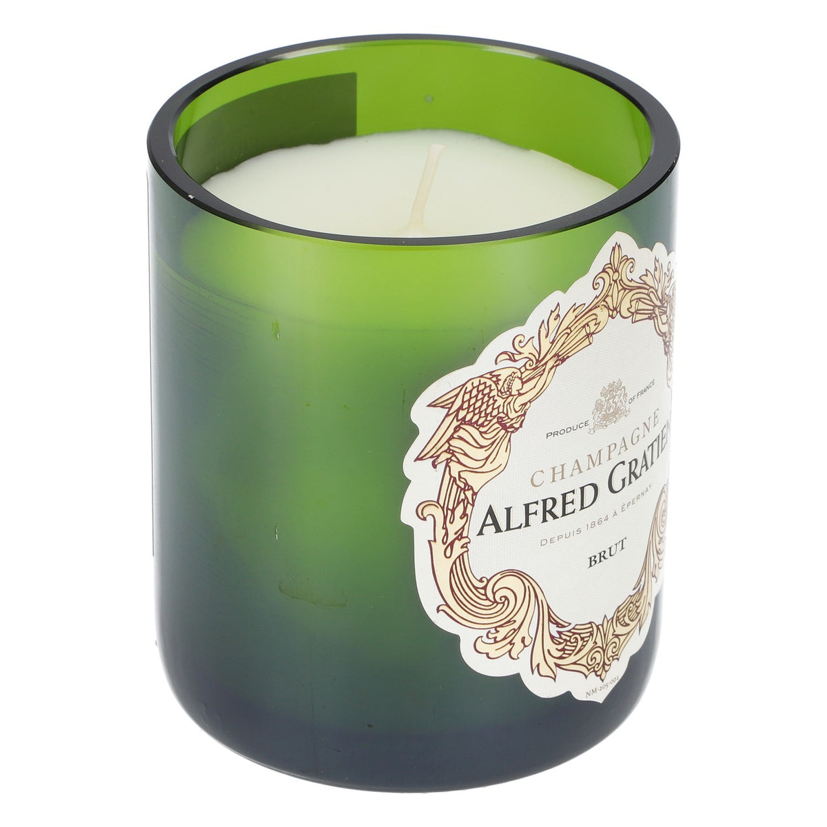 Candela Alfred Gratien Champagne in vetro verde Design di Bubbles – Vista 2