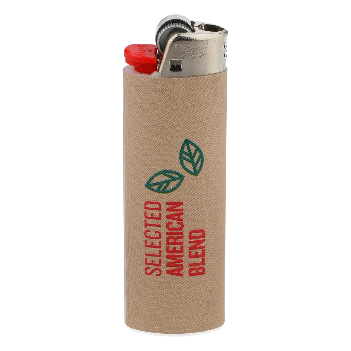 Accendino American Spirit Tabacco Lighter Reibrand Beige BIC Maxi – Vista 3