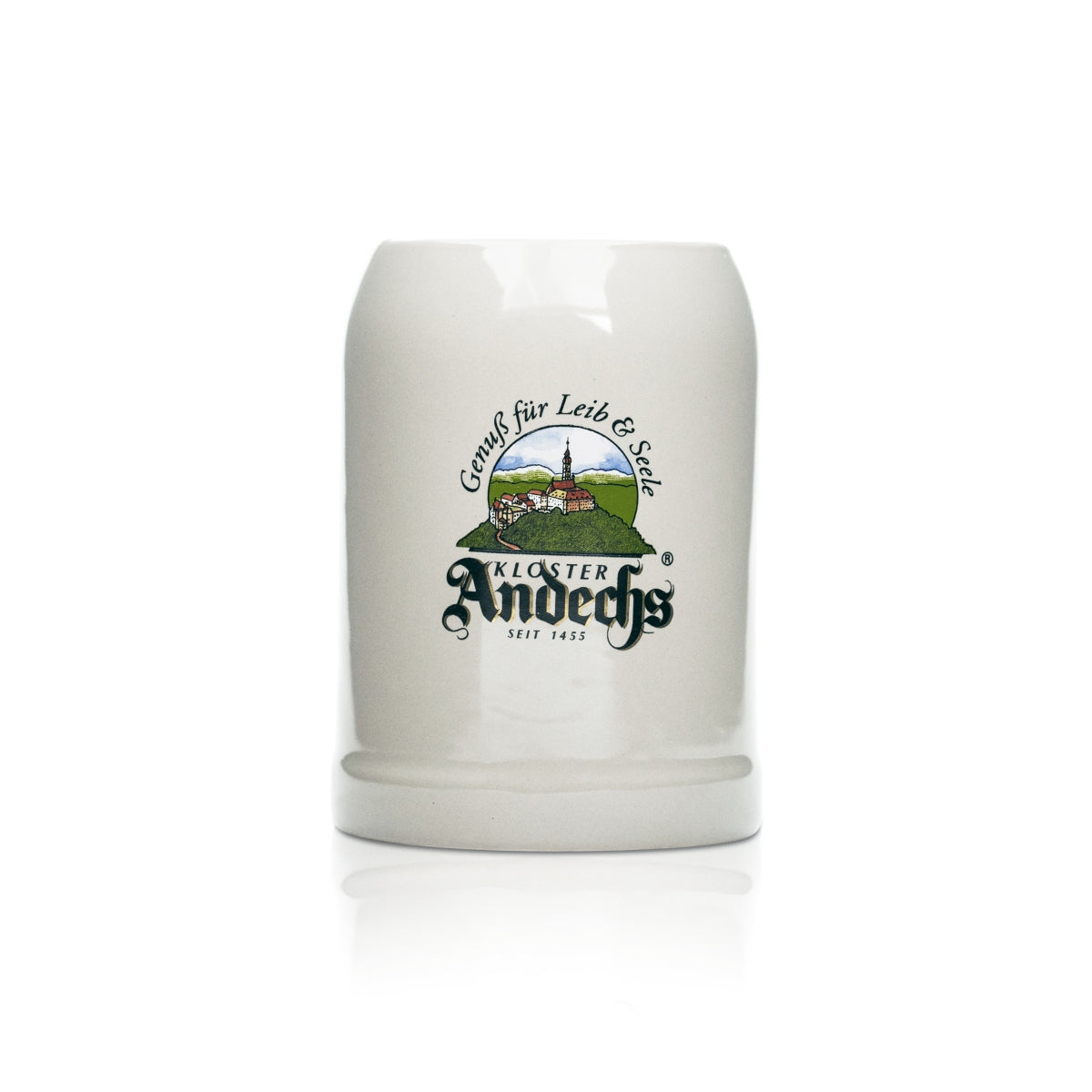 Andechs brocca di vetro 0,5 l boccale da birra bicchieri monastero birrificio gastronomia