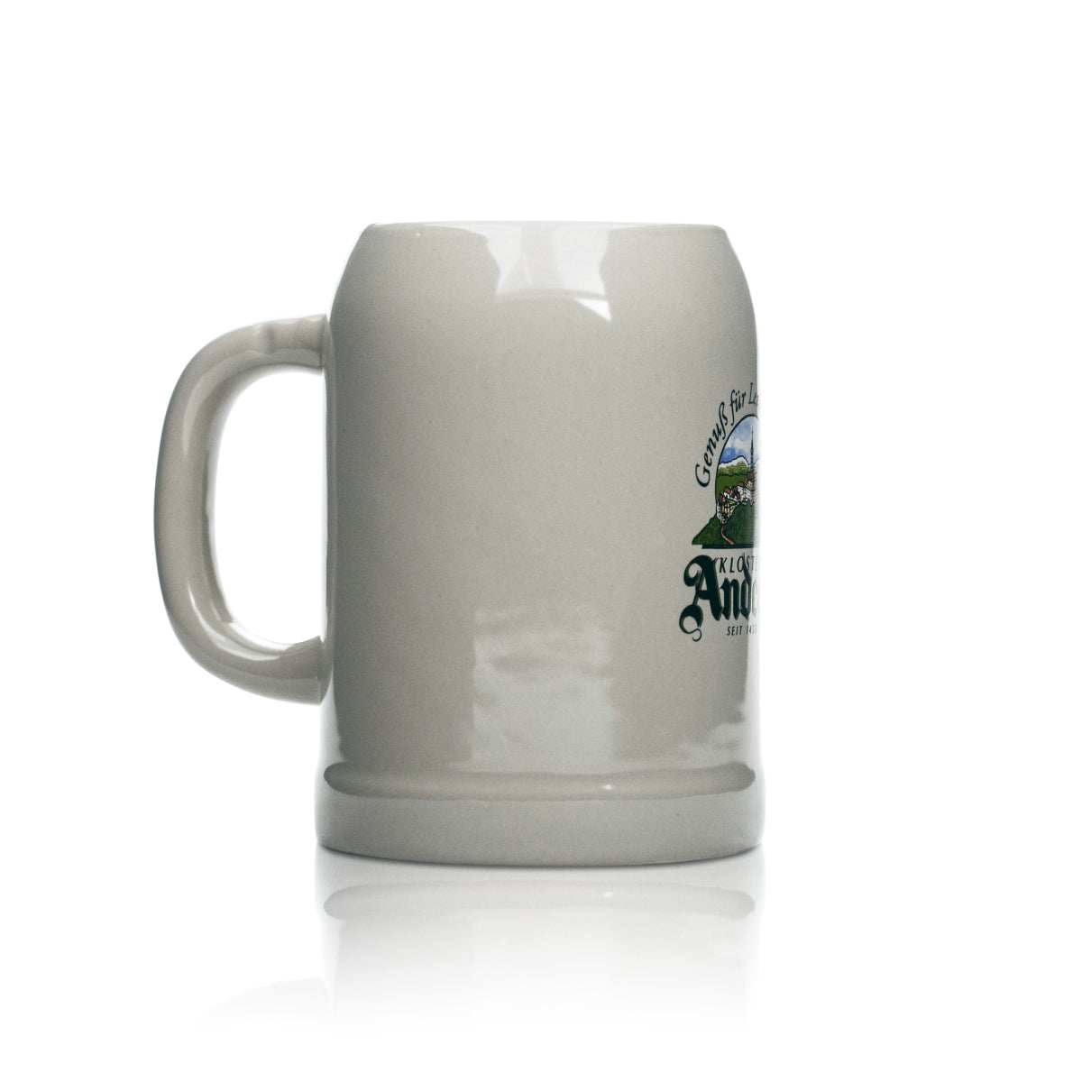 Andechs brocca di vetro 0,5 l boccale da birra bicchieri monastero birrificio gastronomia – Vista 2