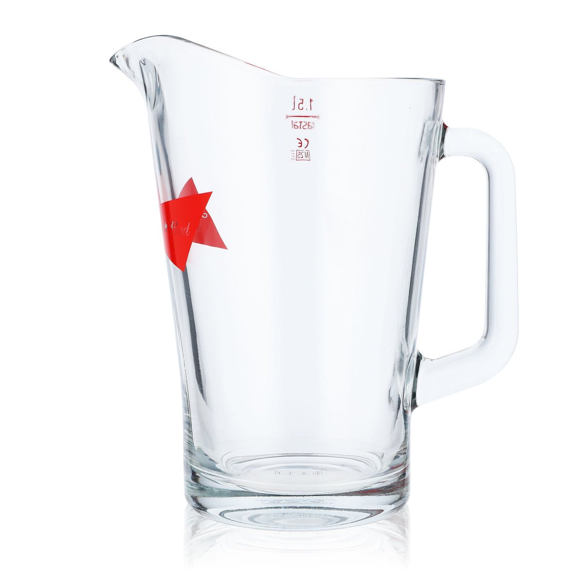 Bicchiere da birra Anheuser Busch Bud Pitcher da 1,5 l, brocca in vetro Louisiana – Vista 3