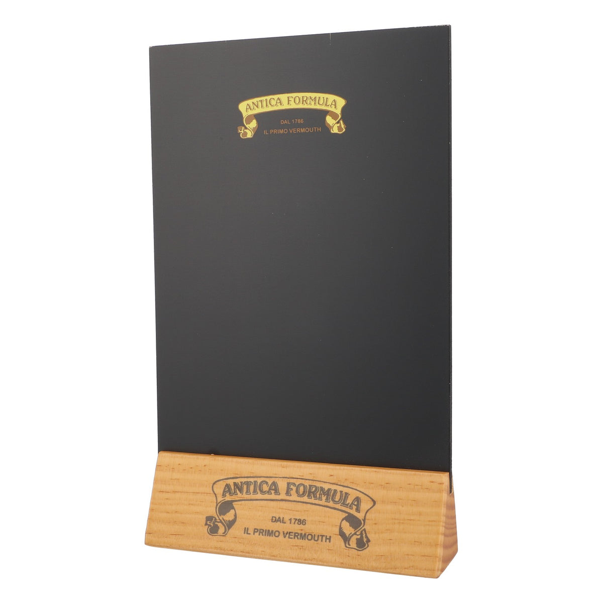 Antica Formula Vermouth Espositore da tavolo Lavagna dei prezzi Lavagna in legno – Vista 4