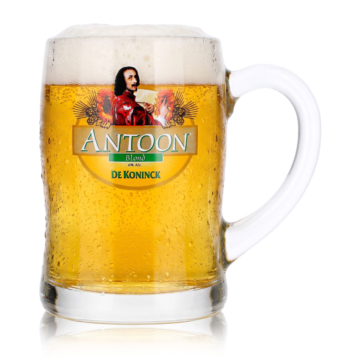 Bicchiere da birra Antoon da 0,33 l con manico