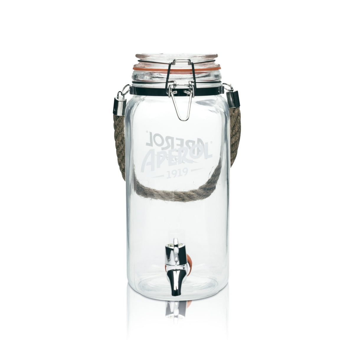 Aperol Spritz versatore 1,5 l bicchiere con rubinetto impianto distributore da tavolo jar distributore di bevande