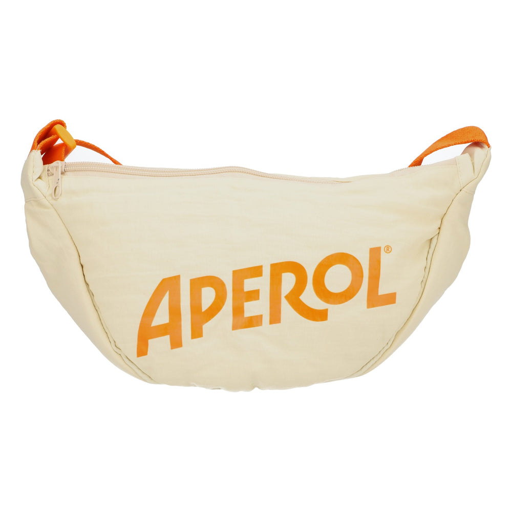 Aperol Spritz Liquore Marsupio a tracolla Beige Nastro arancione Fanny Bag