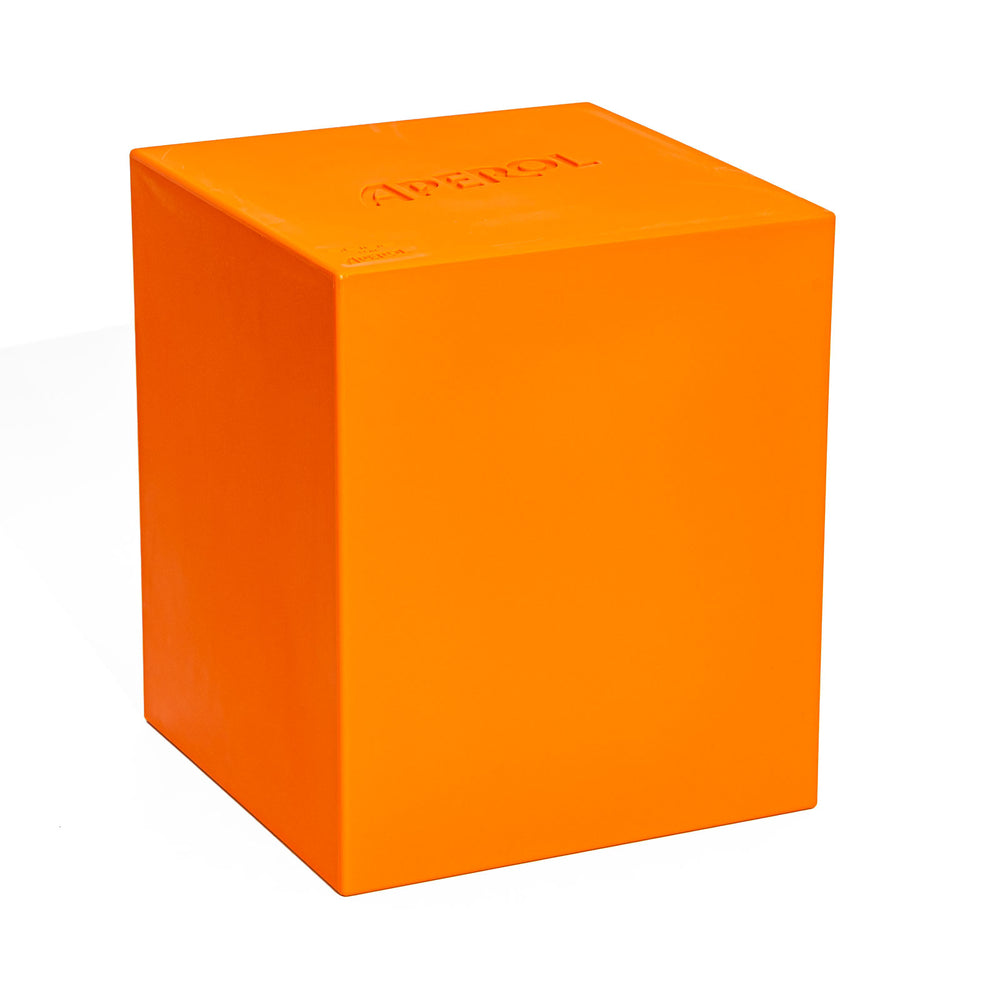 Sgabello da bar Aperol Spritz 37,5x37,5x44,5 cm, design Slide